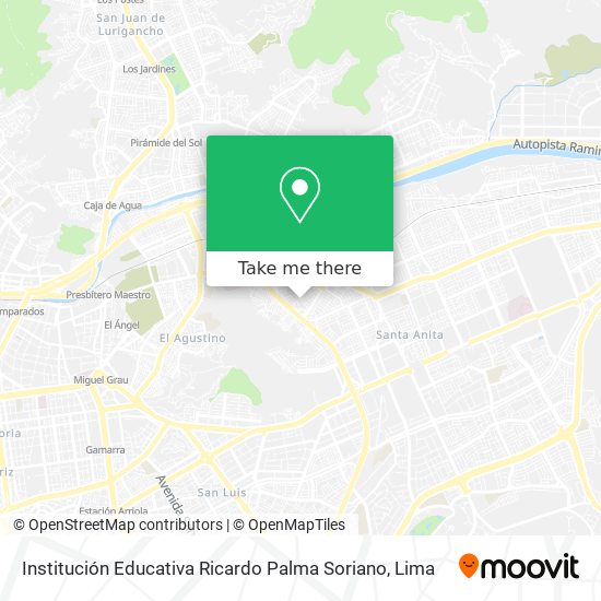 Institución Educativa Ricardo Palma Soriano map