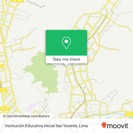 Institución Educativa Inicial San Vicente map