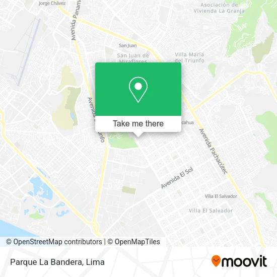 Mapa de Parque La Bandera