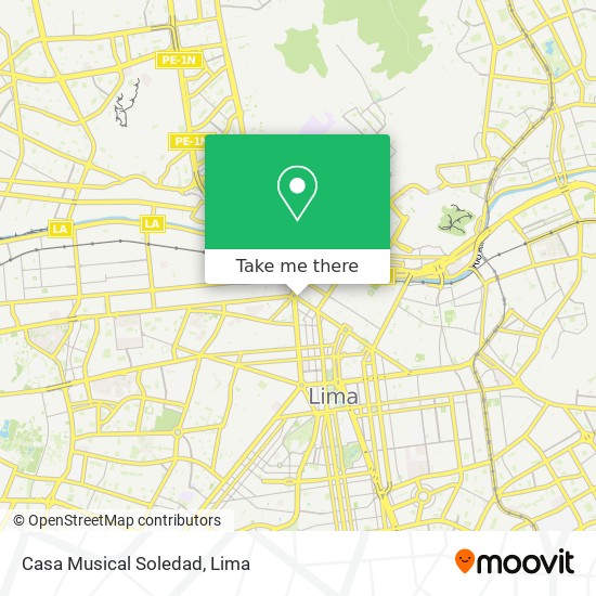 Casa Musical Soledad map