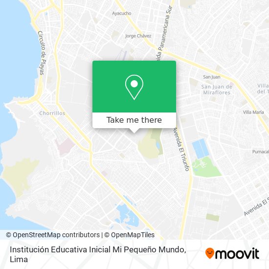 Institución Educativa Inicial Mi Pequeño Mundo map