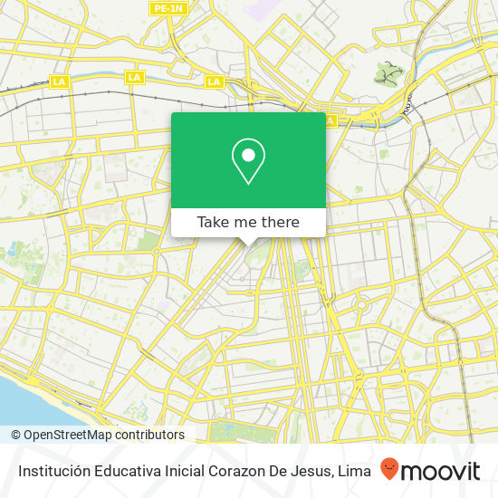 Institución Educativa Inicial Corazon De Jesus map