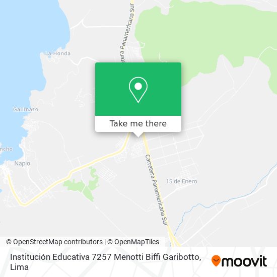 Institución Educativa 7257 Menotti Biffi Garibotto map