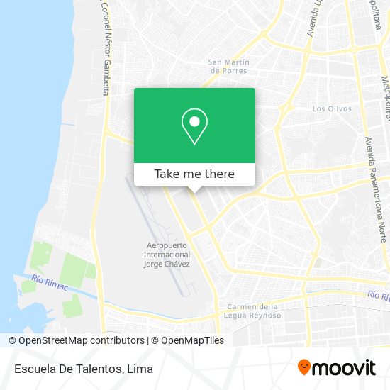 Escuela De Talentos map