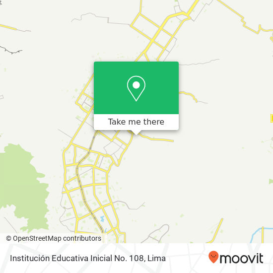Institución Educativa Inicial No. 108 map