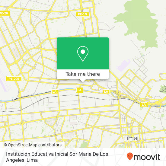 Institución Educativa Inicial Sor Maria De Los Angeles map