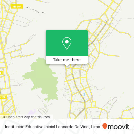 Institución Educativa Inicial Leonardo Da Vinci map