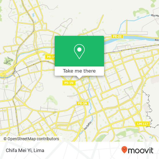 Chifa Mei Yi map