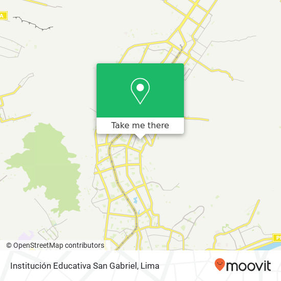 Institución Educativa San Gabriel map