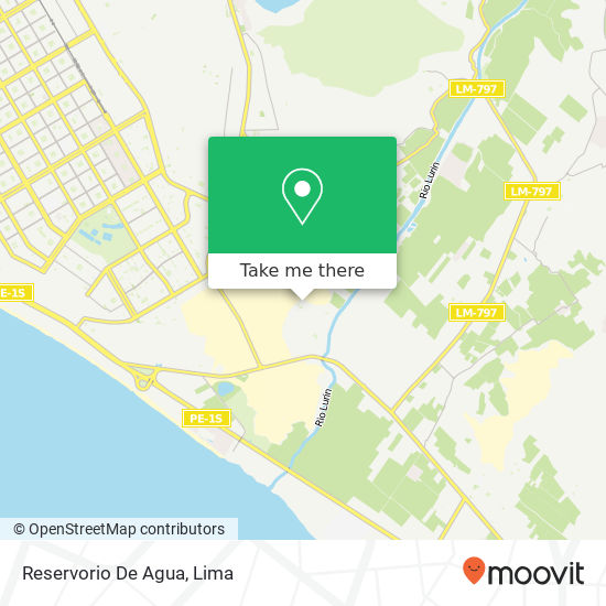 Reservorio De Agua map