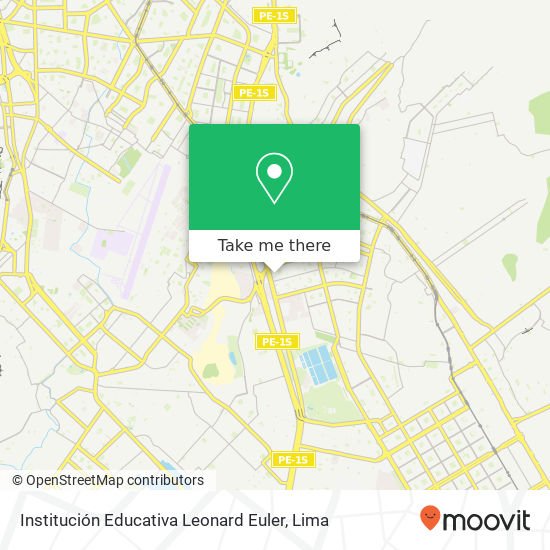 Institución Educativa Leonard Euler map