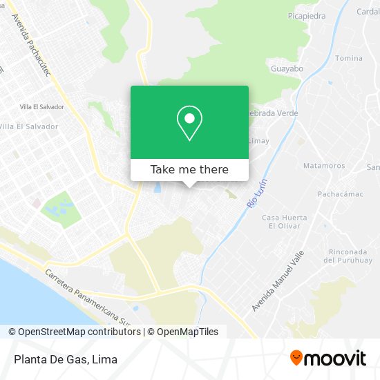 Planta De Gas map