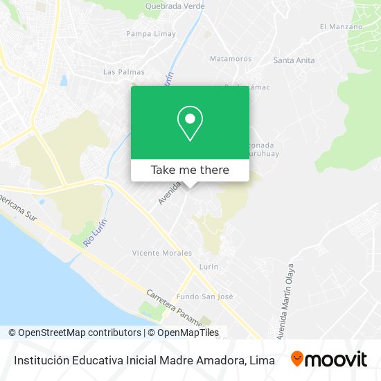 Institución Educativa Inicial Madre Amadora map