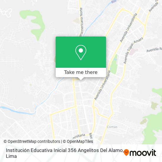 Mapa de Institución Educativa Inicial 356 Angelitos Del Alamo
