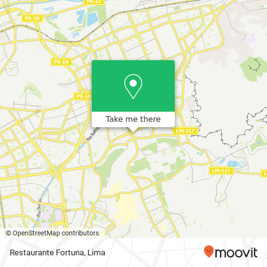 Restaurante Fortuna map