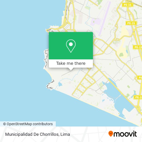 Municipalidad De Chorrillos map