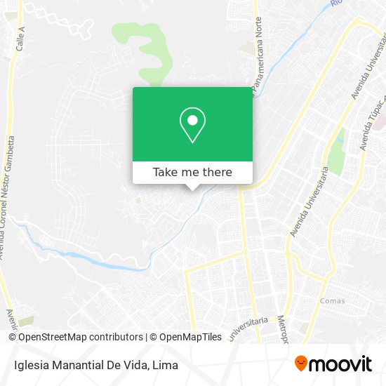 Mapa de Iglesia Manantial De Vida