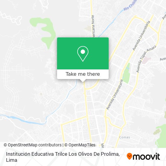 Institución Educativa Trilce Los Olivos De Prolima map