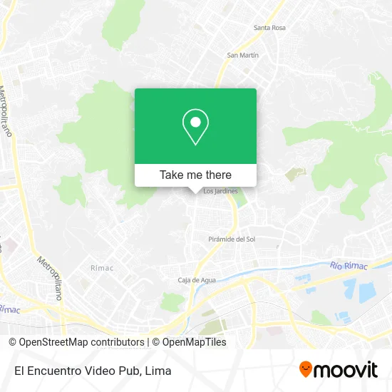 El Encuentro Video Pub map