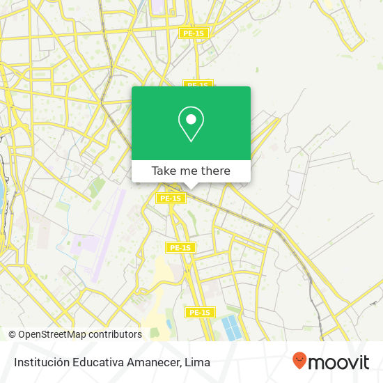 Institución Educativa Amanecer map