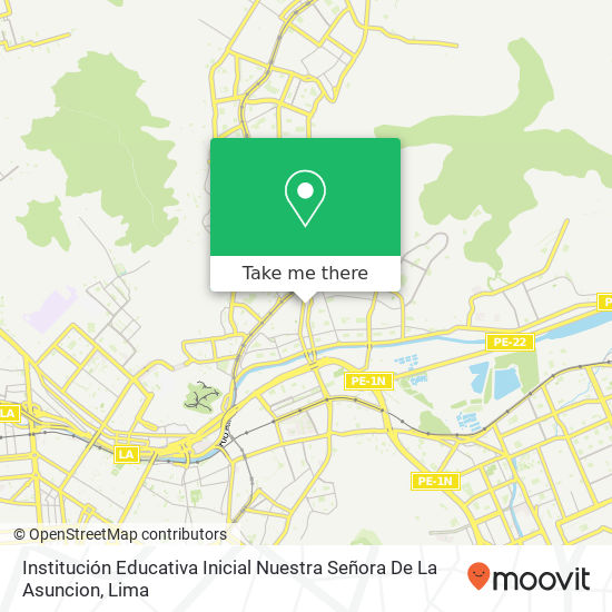 Institución Educativa Inicial Nuestra Señora De La Asuncion map