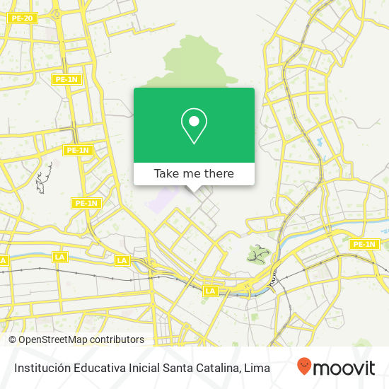 Institución Educativa Inicial Santa Catalina map