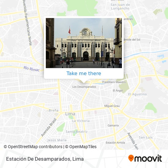 Mapa de Estación De Desamparados