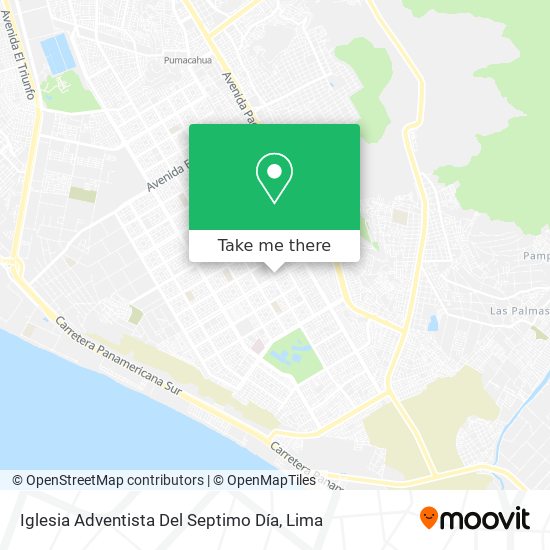 Mapa de Iglesia Adventista Del Septimo Día