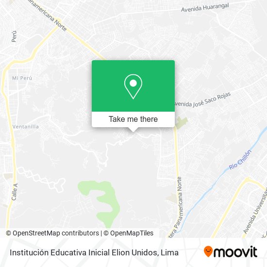 Mapa de Institución Educativa Inicial Elion Unidos