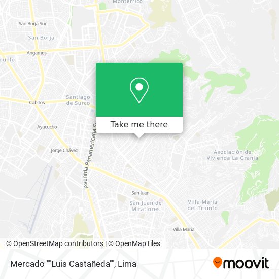 Mercado ""Luis Castañeda"" map