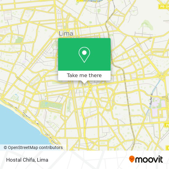 Hostal Chifa map