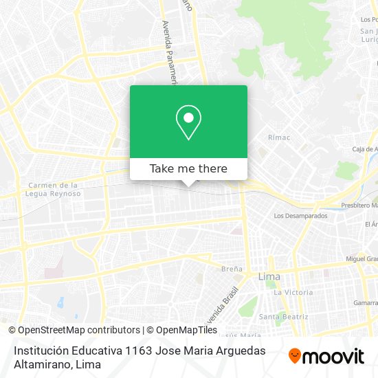 Institución Educativa 1163 Jose Maria Arguedas Altamirano map