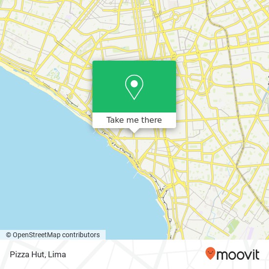 Pizza Hut map