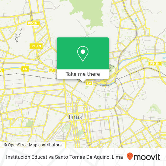Institución Educativa Santo Tomas De Aquino map