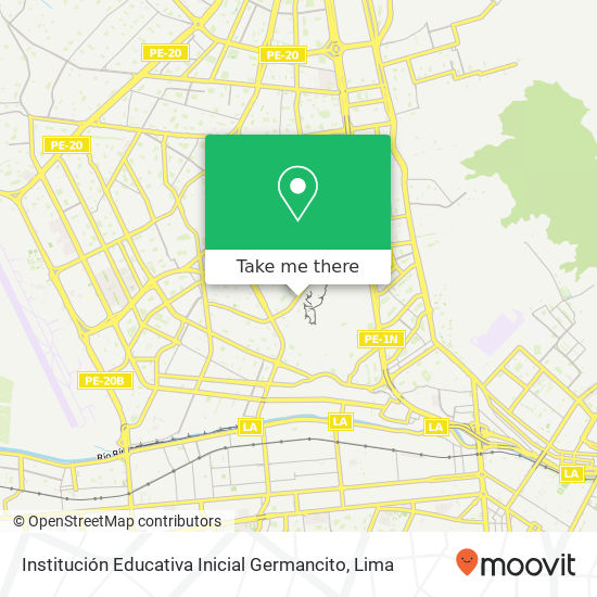 Institución Educativa Inicial Germancito map