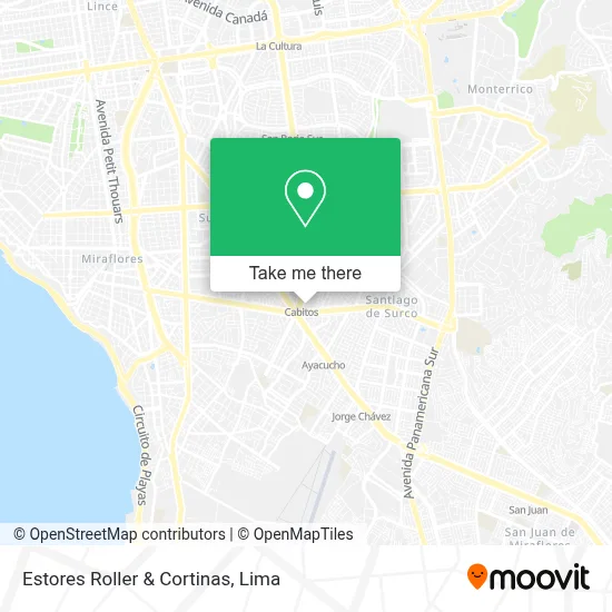 Estores Roller & Cortinas map