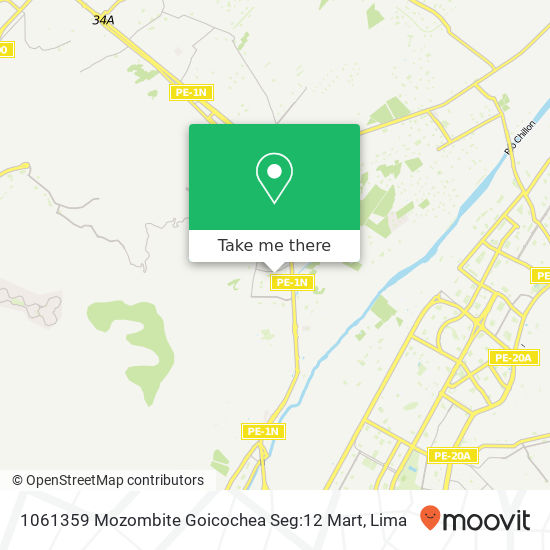 1061359 Mozombite Goicochea Seg:12 Mart map