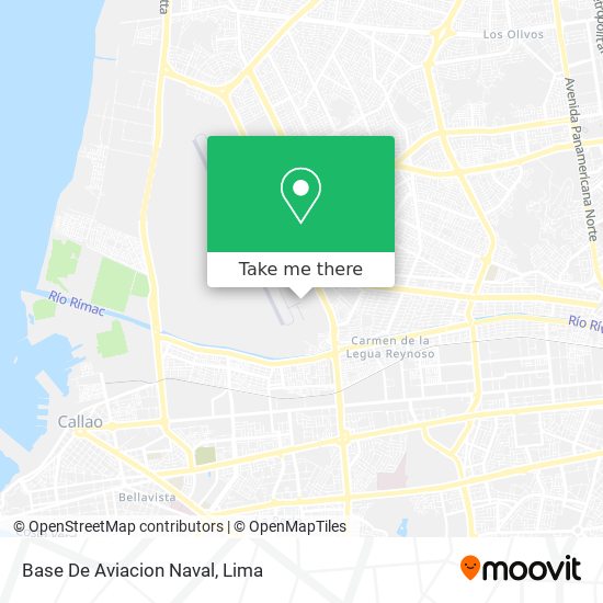 Mapa de Base De Aviacion Naval
