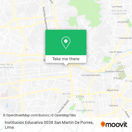 Institución Educativa 0038 San Martin De Porres map