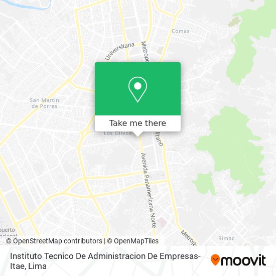 Instituto Tecnico De Administracion De Empresas-Itae map