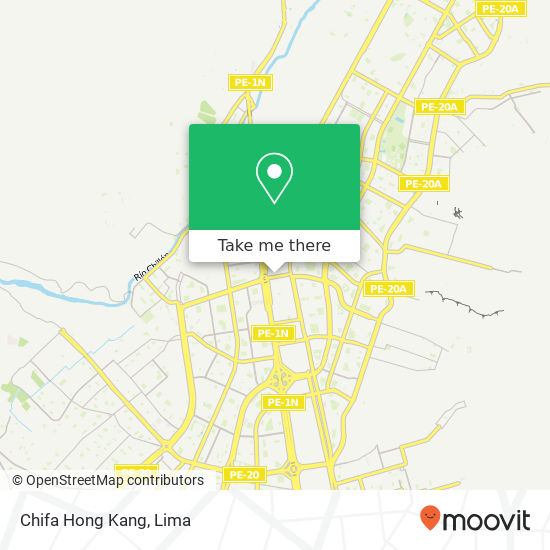 Chifa Hong Kang map
