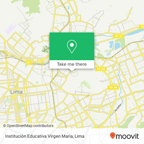 Institución Educativa Virgen Maria map