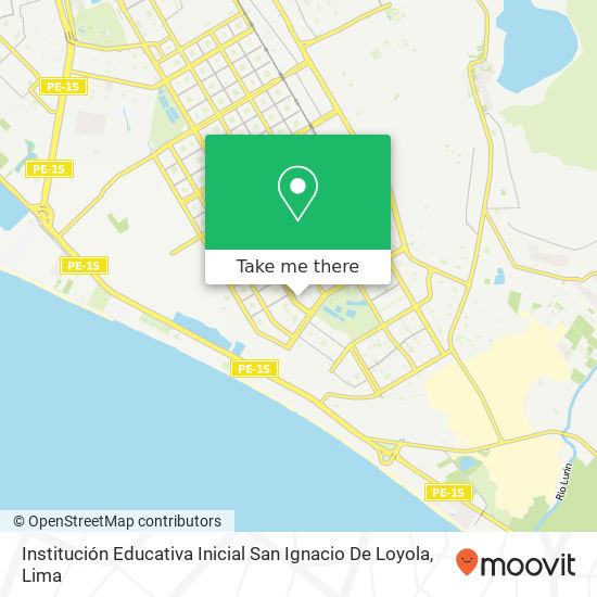 Institución Educativa Inicial San Ignacio De Loyola map