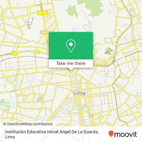 Institución Educativa Inicial Angel De La Guarda map