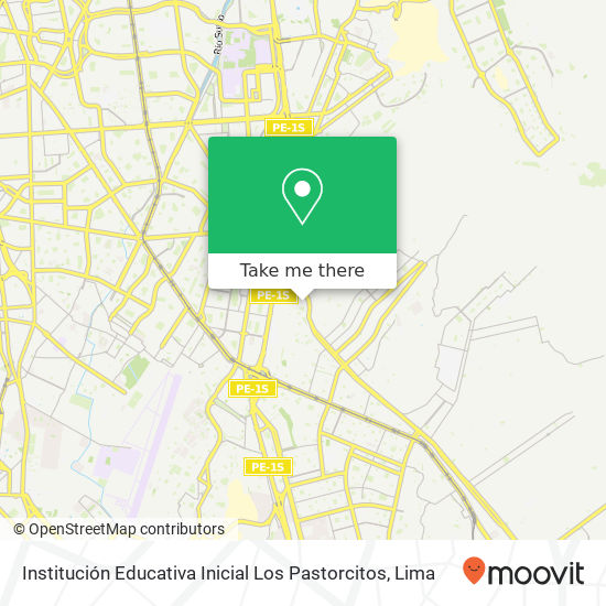 Institución Educativa Inicial Los Pastorcitos map