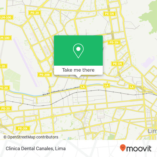 Clinica Dental Canales map