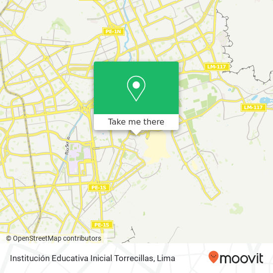 Institución Educativa Inicial Torrecillas map
