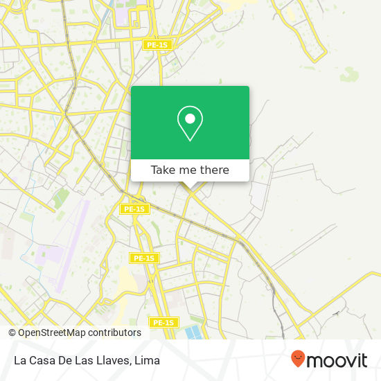 La Casa De Las Llaves map