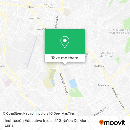 Institución Educativa Inicial 513 Niños De Maria map