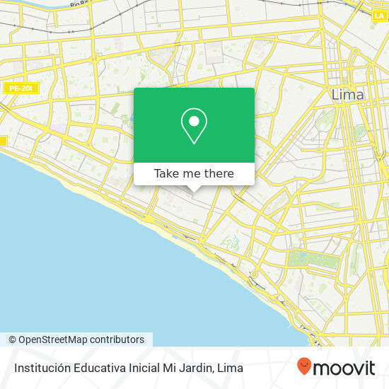 Institución Educativa Inicial Mi Jardin map